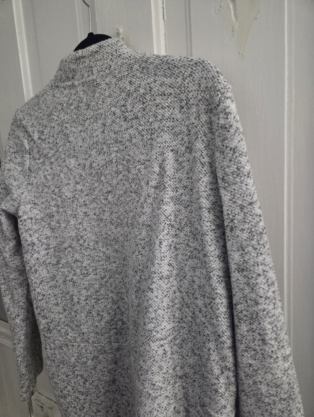 LOFT Women's Gray Open-Front Knit Sweater Cardigan Size XS - Picture 11 of 14